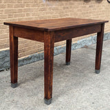 Oak Library Desk