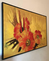 Mid-Century Poppy Painting