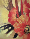 Mid-Century Poppy Painting