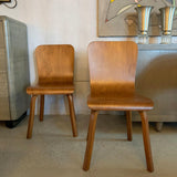 Pair Of Mid Century Modern Bentwood Side Chairs