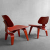 Molded Ply LCW Lounge Chairs By Charles And Ray Eames