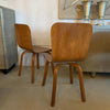 Pair Of Mid Century Modern Bentwood Side Chairs