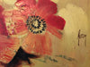 Mid-Century Poppy Painting