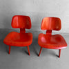Molded Ply LCW Lounge Chairs By Charles And Ray Eames