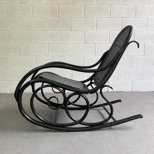 Early 20th Century Thonet Bentwood Rocking Chair