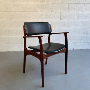 Danish Modern Rosewood Armchair By Erik Buch for O.D. Mobler