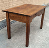 Early 20th Century Industrial Oak Engineer's Desk