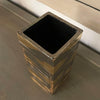 Brushed Metallic Ceramic Vase By Bitossi