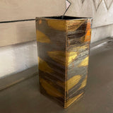 Brushed Metallic Ceramic Vase By Bitossi