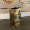 Brushed Metallic Ceramic Vase By Bitossi
