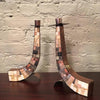Mosaic Copper Candle Holders