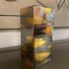 Brushed Metallic Ceramic Vase By Bitossi