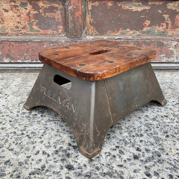 Vintage Industrial Pullman Train Conductor Step Stool – cityFoundry