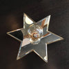 Mirrored Star Wall Sconce