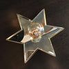 Mirrored Star Wall Sconce