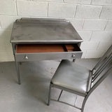 Simmons Brushed Steel Sheraton Series Desk Vanity Set