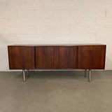 Minimal Danish Modern Rosewood Credenza