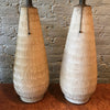 Mid Century Modern Art Pottery Table Lamps By Lee Rosen