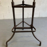 Early 20th Century Industrial Drafting Stool With Footrest