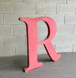 Large Industrial Times Roman Marquee Letter R