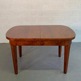 Biedermeier Satinwood Expanding Dining Table by Ruscheweyh Tisch