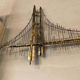 Brutalist Curtis Jere Golden Gate Bridge Wall Sculpture