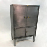 Brushed Steel Document Cabinet