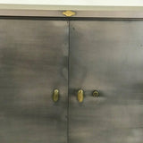 Brushed Steel Document Cabinet
