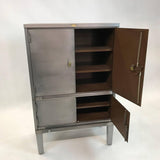 Brushed Steel Document Cabinet