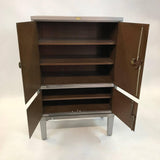 Brushed Steel Document Cabinet