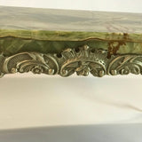 Onyx And Bronze Cocktail Table