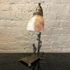 Brass and Stain Glass Lamp