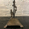 Brass and Stain Glass Lamp
