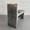 Industrial Wooden Artist Bench
