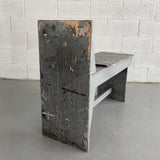 Industrial Wooden Artist Bench