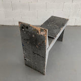 Industrial Wooden Artist Bench