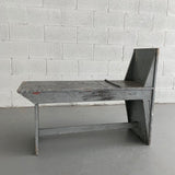 Industrial Wooden Artist Bench
