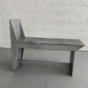 Industrial Wooden Artist Bench