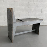 Industrial Wooden Artist Bench