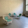 Russell Woodard Sculptura Outdoor Patio Cantilever Lounge Chairs