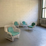 Russell Woodard Sculptura Outdoor Patio Cantilever Lounge Chairs