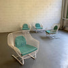 Russell Woodard Sculptura Outdoor Patio Cantilever Lounge Chairs