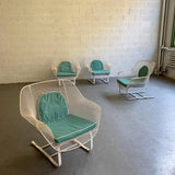 Russell Woodard Sculptura Outdoor Patio Cantilever Lounge Chairs