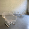 Russell Woodard Sculptura Outdoor Patio Cantilever Lounge Chairs