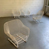 Russell Woodard Sculptura Outdoor Patio Cantilever Lounge Chairs