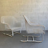 Russell Woodard Sculptura Outdoor Patio Cantilever Lounge Chairs