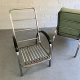 Art Deco Steel Armchairs By Norman Bel Geddes For Simmons Company Furniture