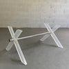 Modern Lucite X Coffee Table Base