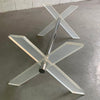 Modern Lucite X Coffee Table Base