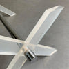 Modern Lucite X Coffee Table Base
